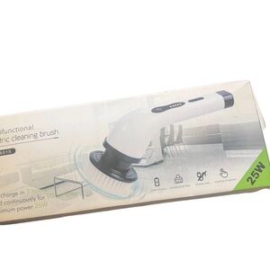 Multifunctional Electric Cleaning Brush - White/Black